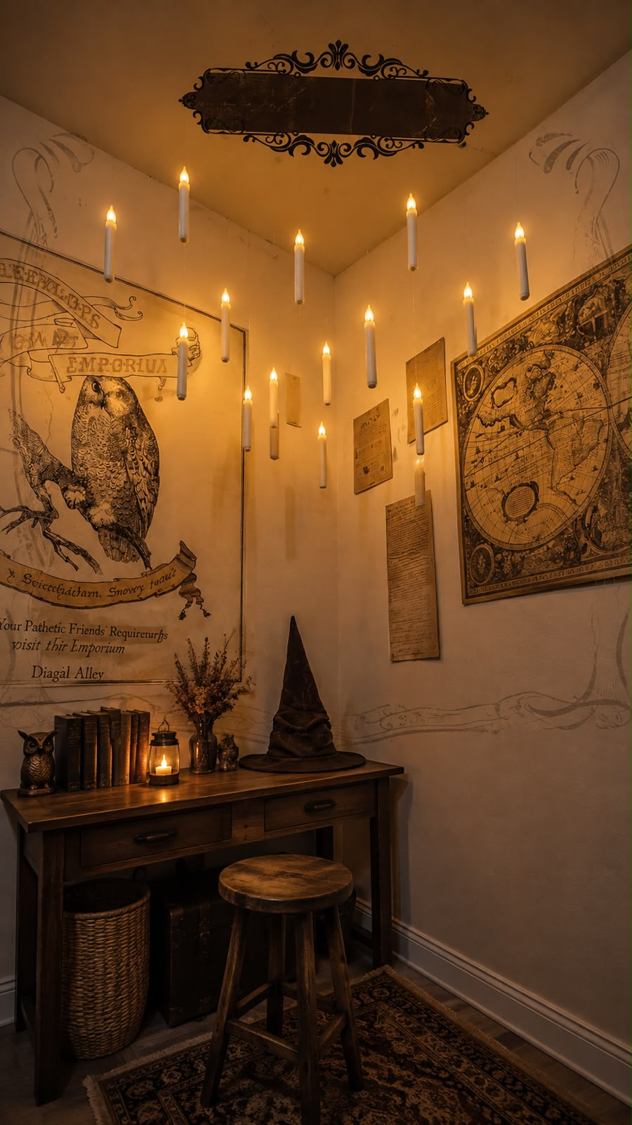 Harry Potter svævende stearinlys