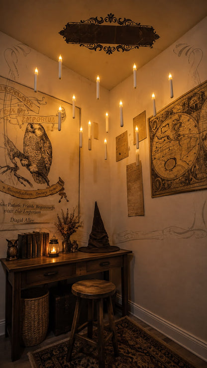 Harry Potter svævende stearinlys